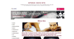 Desktop Screenshot of ethnicskinnyc.net
